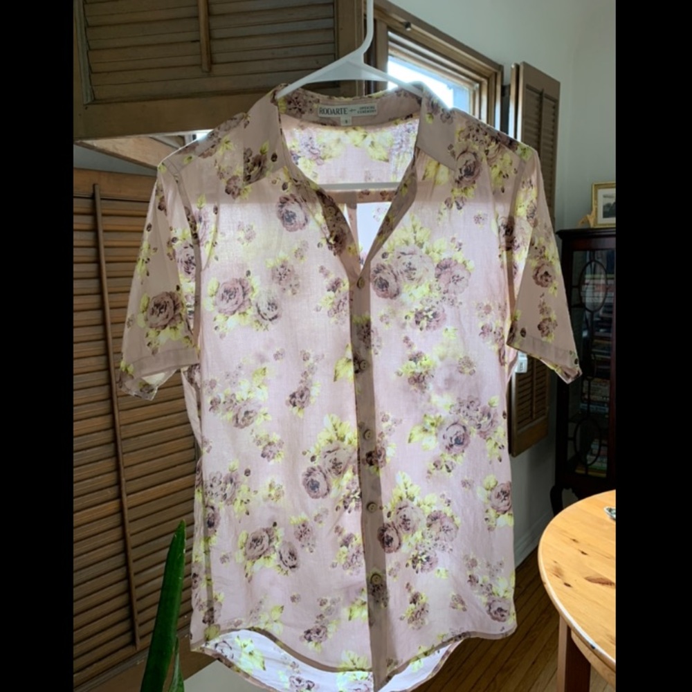 Rodarte/Opening Ceremony Short Sleeve Button Down